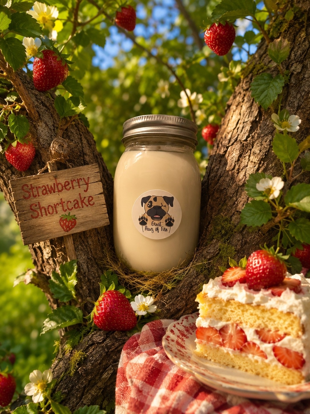 Strawberry Shortcake Soy Candle